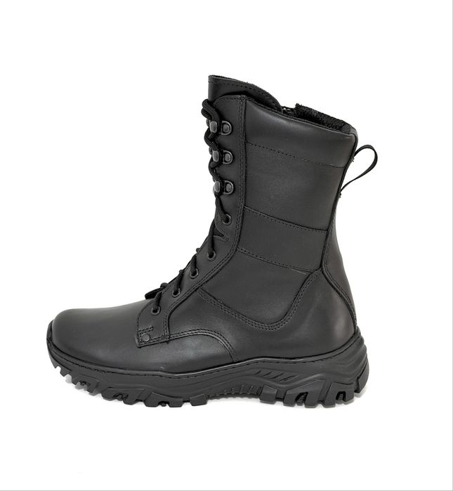 Bocanci militari tactici din piele cu fermoar-producator