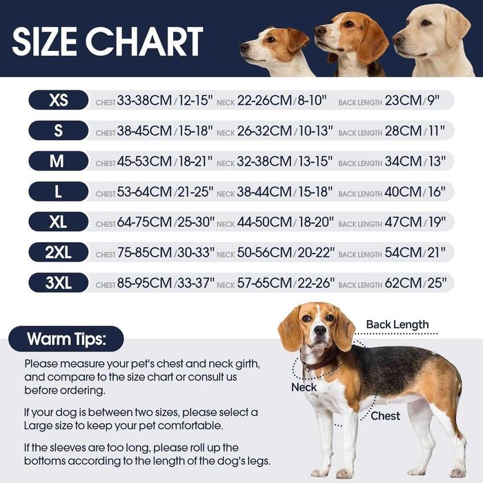 IECOii Костюм за възстановяване след операция за кучета с дълъг ръкав