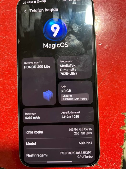 Honor 400 LITE 8/256 ideal karobka dakument
