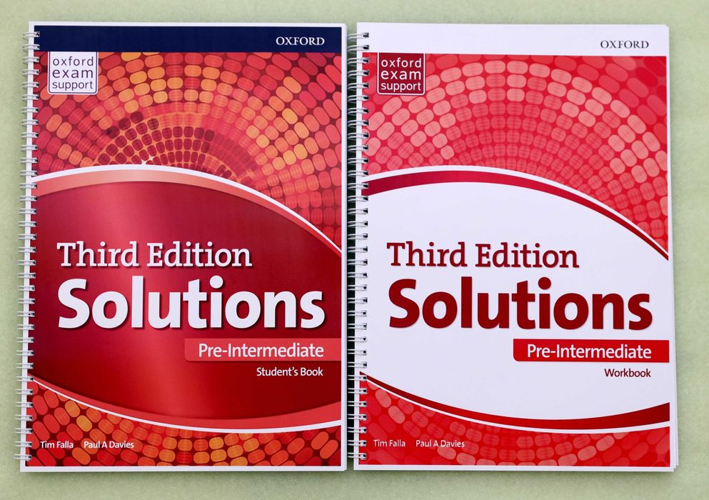 Solutions 3rd edition Elementary, Pre-Intermediate, Intermediate и др.