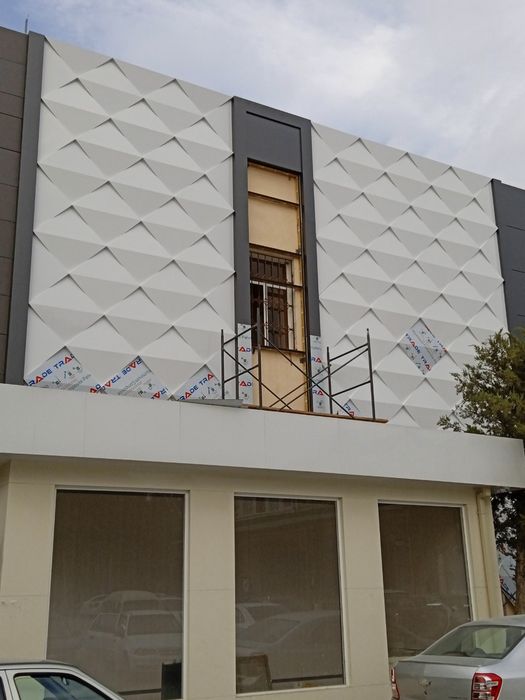 Алукобонд аликабонд аликафон алкафон алкафон фасад уста в тошкент