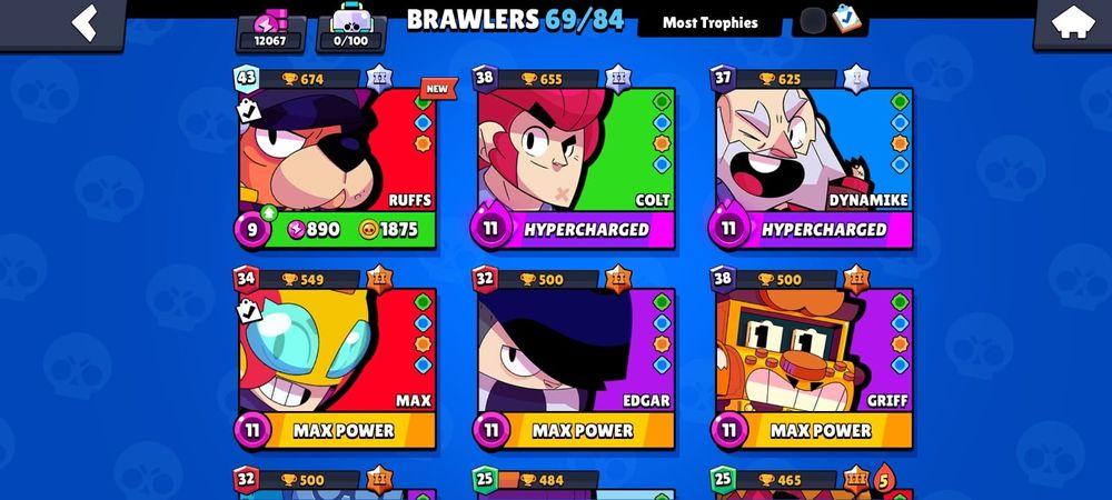 Аккаунт в бравл страрсе 12к кубов