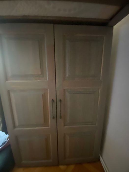 Set de mobilier, pat+birou extensibil+dulap+poliță detașabilă