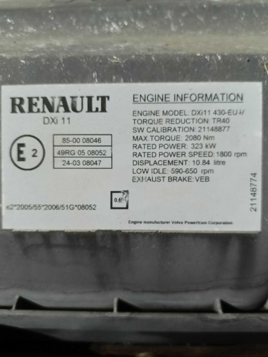 Двигатель Renault DXI 11 430 Рено