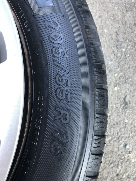 Set Jante Tabla cu anvelope de iarna Michelin 205 55 R16