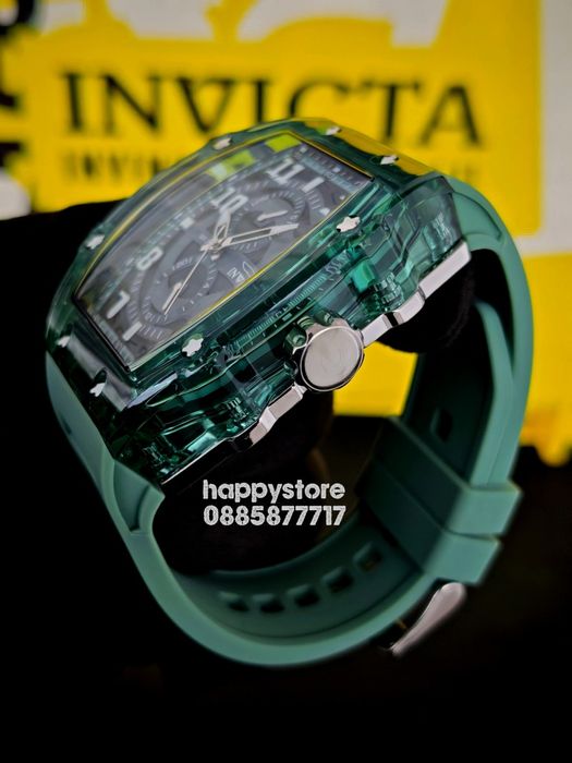 INVICTA Cyclone green 49 mm, Инвикта нов ръчен часовник