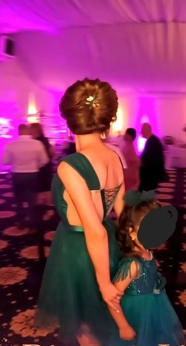Rochie seara/nunta verde xs sau 34