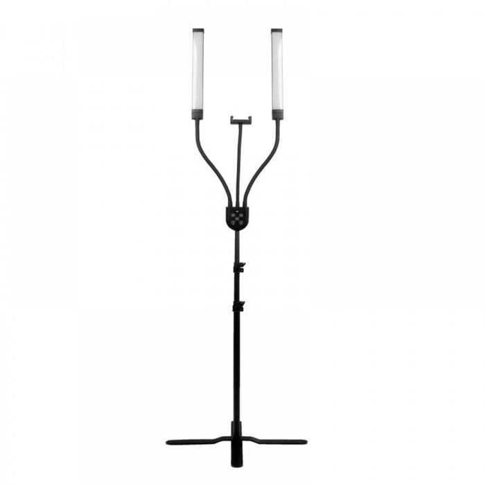 LED лампа Polluks VI MSP-MJ-02 - дистанционо упр за грим и мигли-черно