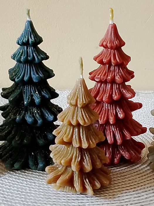 Восковая свеча "Ёлка"