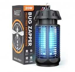 Електрически уред против комари и насекоми Bug Zapper QH50A-20W – 20W, обхват 80м