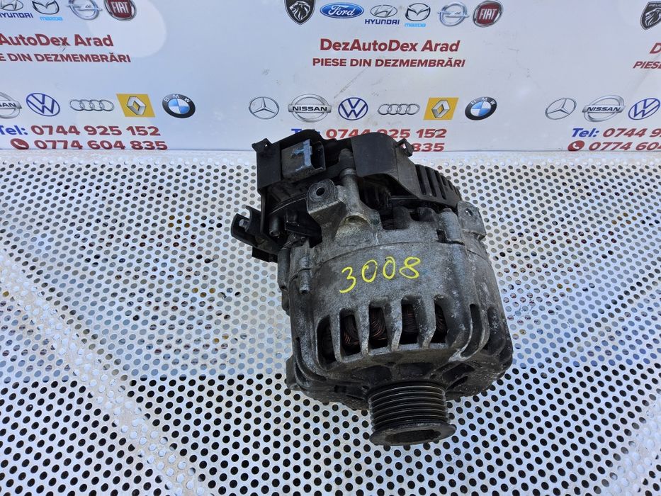 Alternator Peugeot 3008 1.6 diesel start stop cod 9815455980 Citroen DS c4 308 2008 508 5008