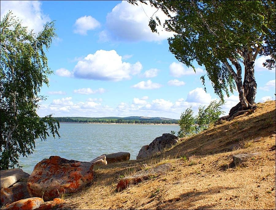 Участок 1 га на берегу озера