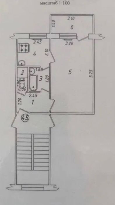 1 комнатная, АКТЕПА, Кирпичный дом, продаётся квартира ~