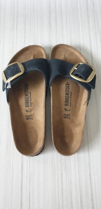BIRKENSTOCK Leather  Germany / 42/27см. НОВО ОРИГИНАЛ! Дамски Чехли!