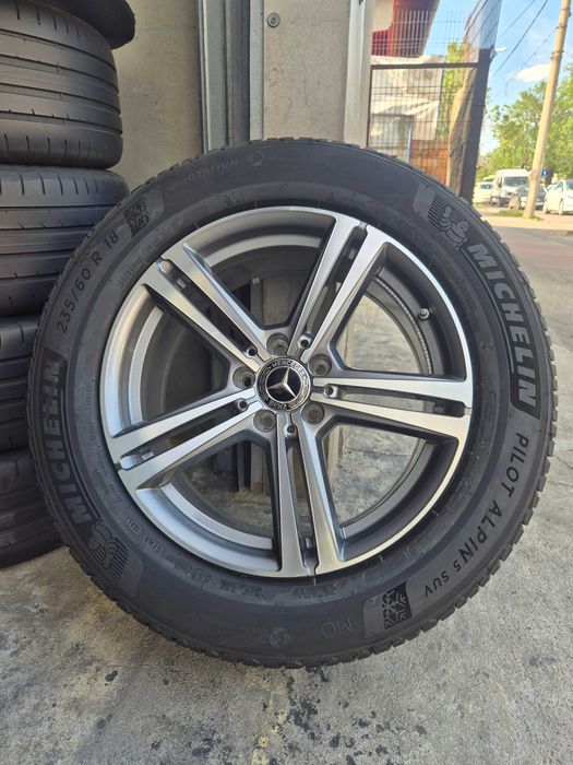 ROTI Jante + Anvelope IARNA - 235/60/18 MO 2025 - 5x112 OEM Mercedes GLC W253 - NOI - MODEL 2025 !
