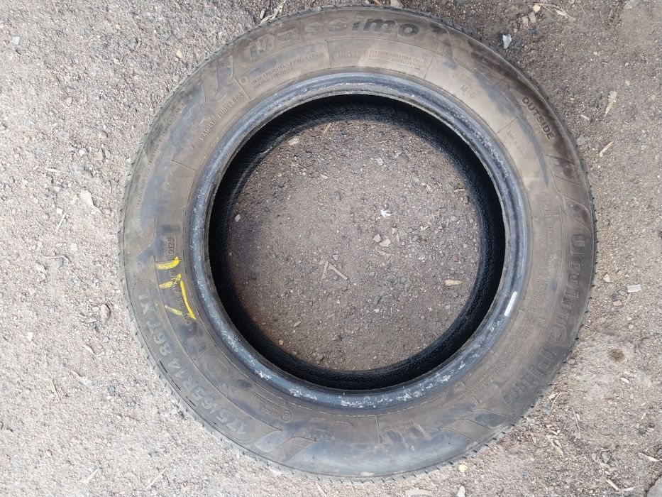 4 шины 175 65 R14. Пробег пол сезона