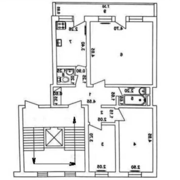 3/8/9 Ташсельмаш боткина 72 м²