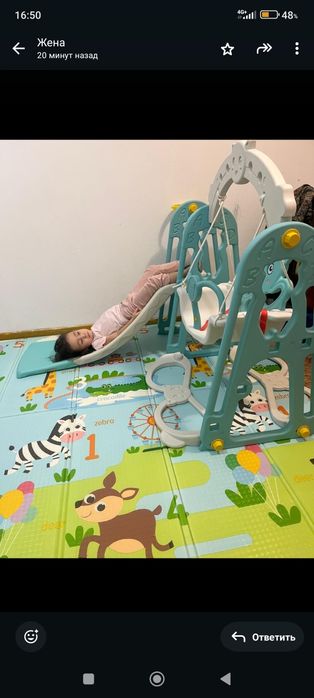 Раскладушка с матрасом