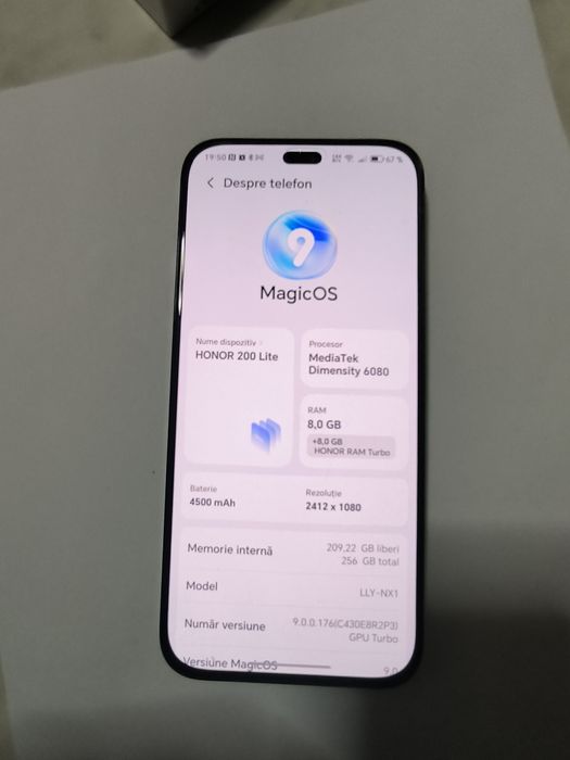 Honor 200 lite-8 GB ram- cutie