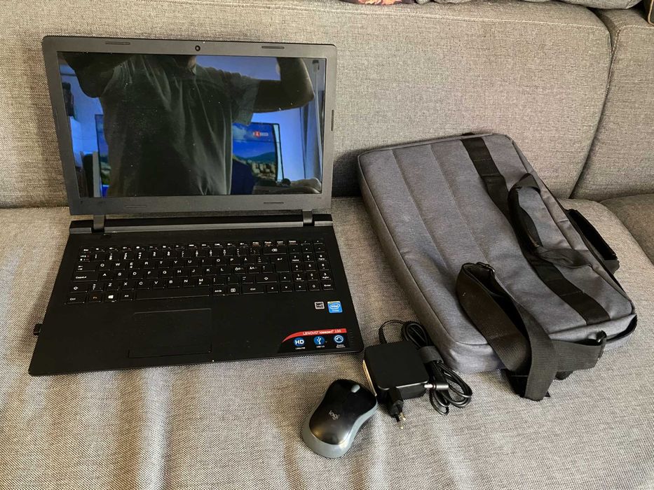 Lenovo IdeaPad 100-15IBY 80MJ 15.6” – Windows 10, пълен комплект с чанта/мишка/зарядно
