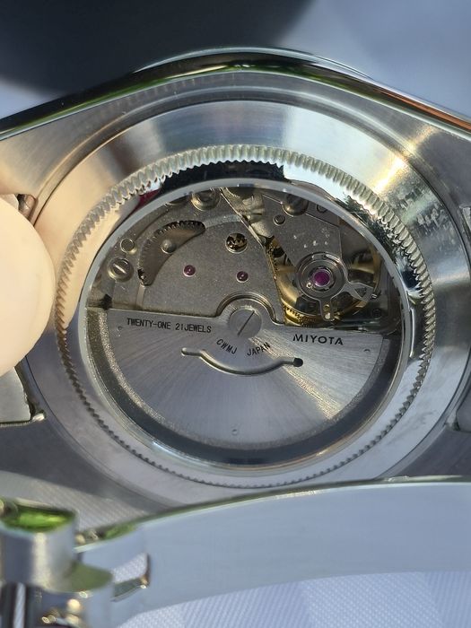 Seiko Just NH35 Automatic - Blue Dial - Safir - 40mm - President