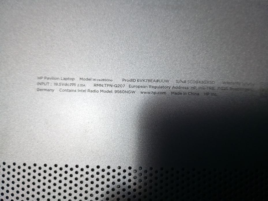 Laptop HP Pavilion i3