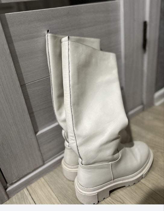 Продам сапоги кожаные