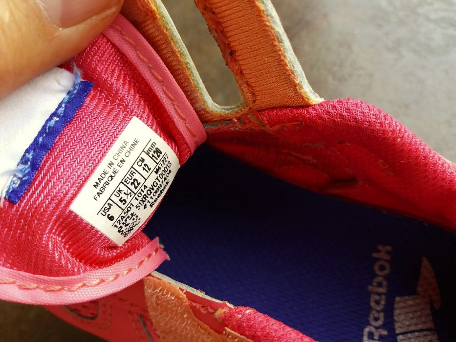детски маратонки за момиче,кецове,спортни обувки,Reebok-ном22