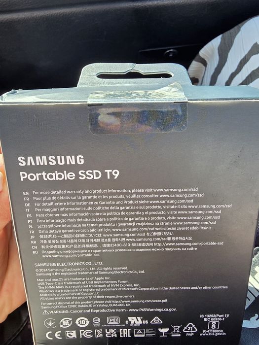 Samsung Portable SSD T9 – 4TB | NOU, SIGILAT
