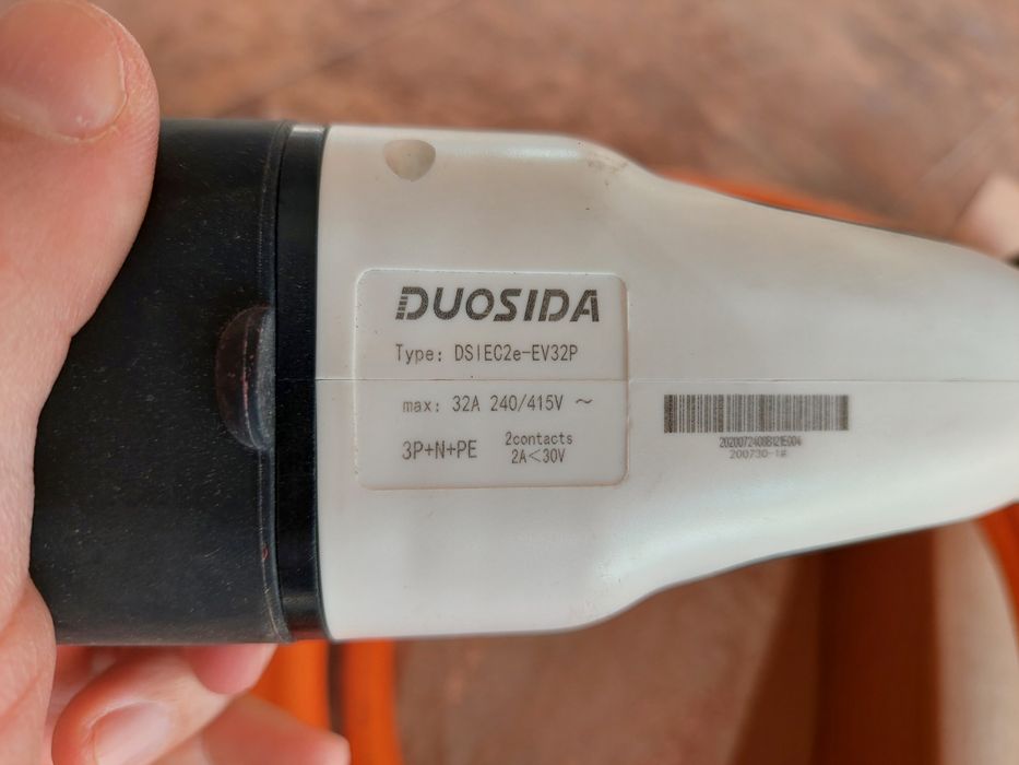 Тип 2 Type2 Кабел за зареждане на електрически автомобили  АЦ АС