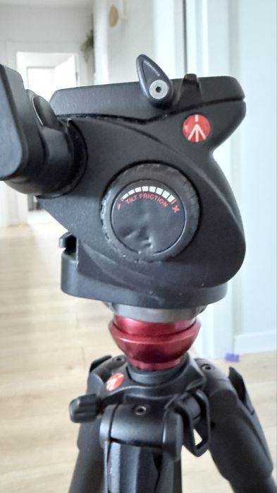 Kit trepied foto/video Manfrotto 755XB + 501HDV
