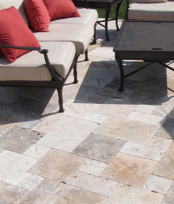 Travertin french pattern la pret de producator