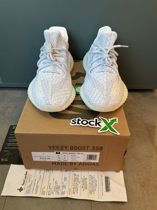 Yeezy Boost 350 V2 Static White , Poze Reale marimi 36-47