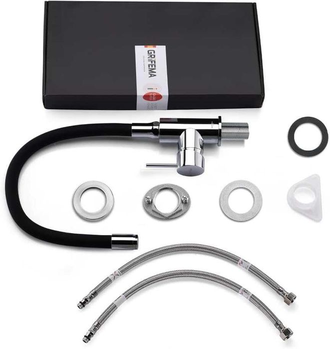 Кухненски смесител GRIFEMA, Гъвкав, 40.1 см височина