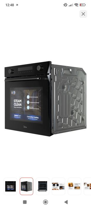 Духовой шкаф Midea MO73000GB черный