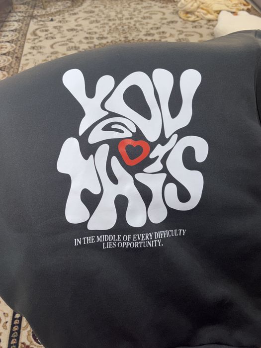 темно-серая толстовка ХЛ