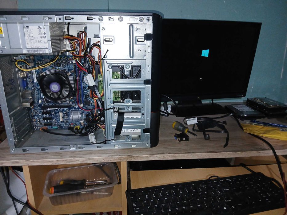 kit placa de baza OEM Lenovo + i3 + cooler