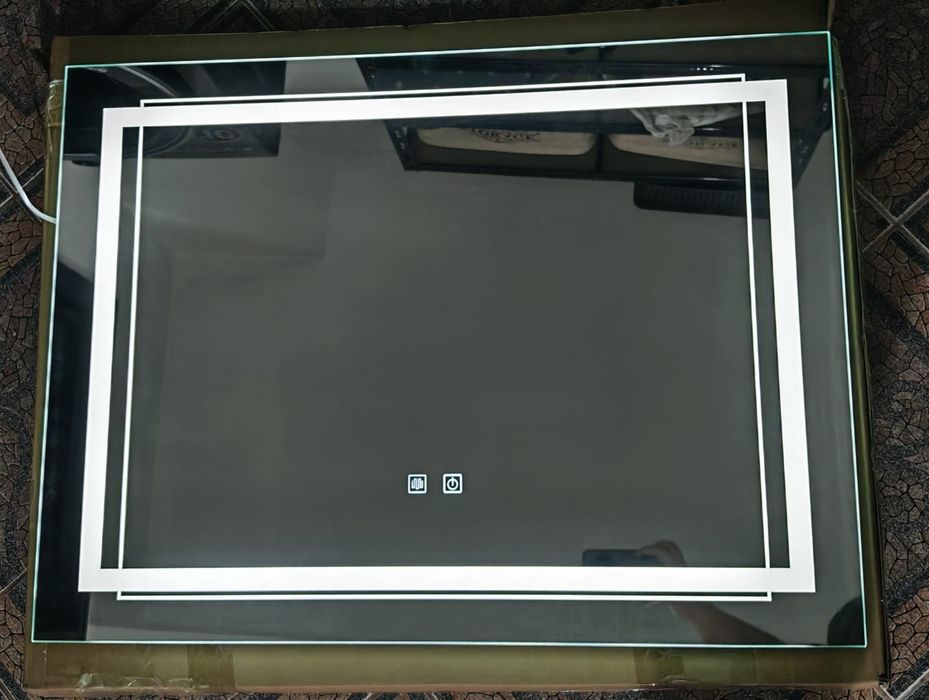 Oglinda Baie Led+Dezaburire 80x60, Touch, Noua