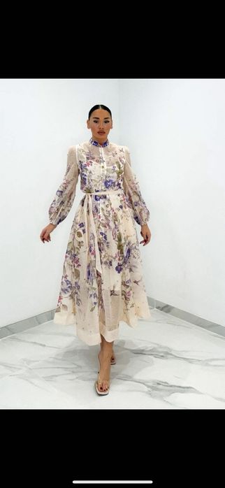 Рокля с кристали 100% вискоза