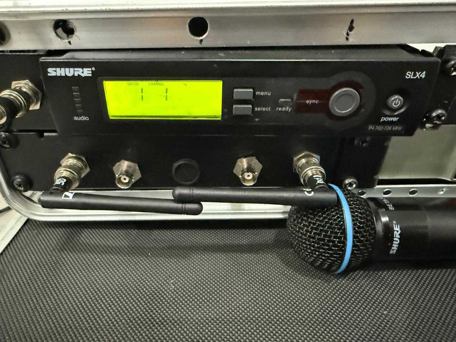 Microfon Shure SLX4 capusla Beta 58A, original!