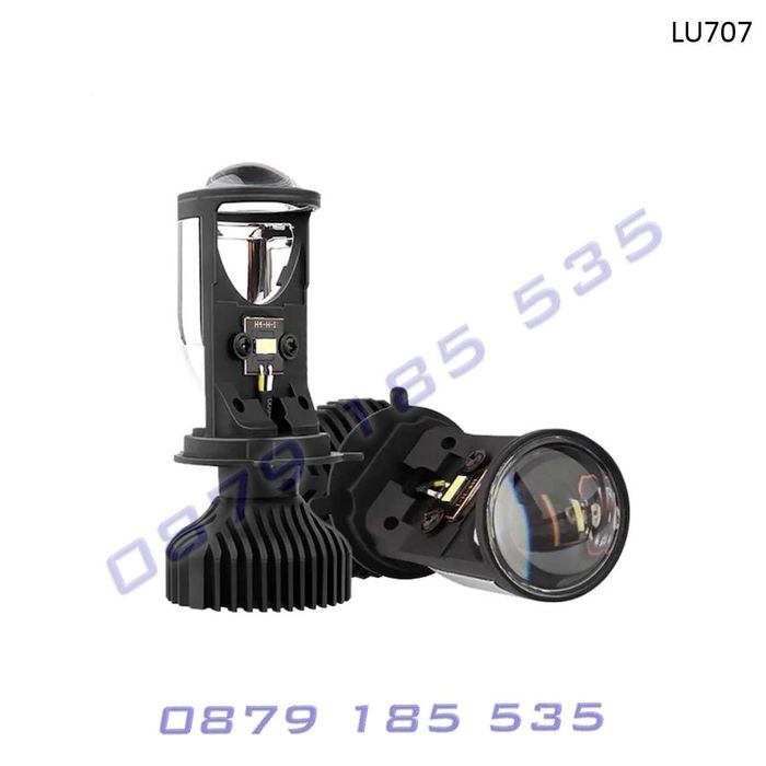 Мощни LED крушки H4 Y6D 6000K вентилатор лед светлини фар автомобил