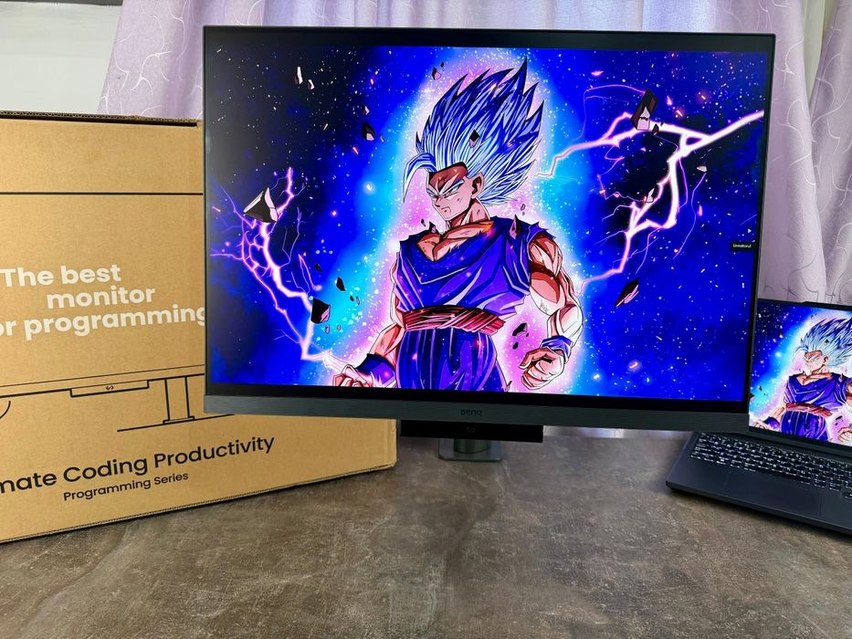 Monitor profesional programare BENQ RD280UA, Halo, braț flexibil vertical/orizontal