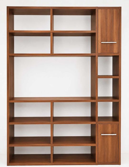Biblioteca cu rafturi; Corp Solid cu polite; Dulap cu spatii de depozitare; Etajera