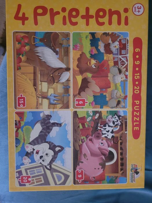 Puzzle copii cu animalute.