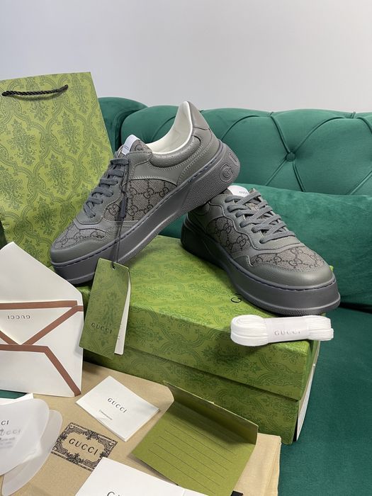 Adidasi Gucci piele naturala Full Box colectie noua