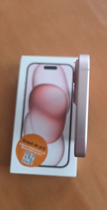 Iphone 15 Pink 128GB cutie, ca nou