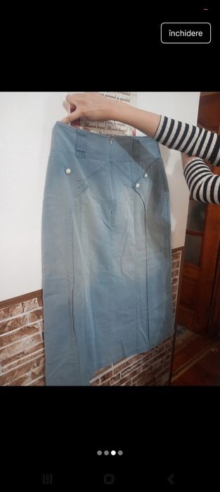 Fusta lunga denim 42