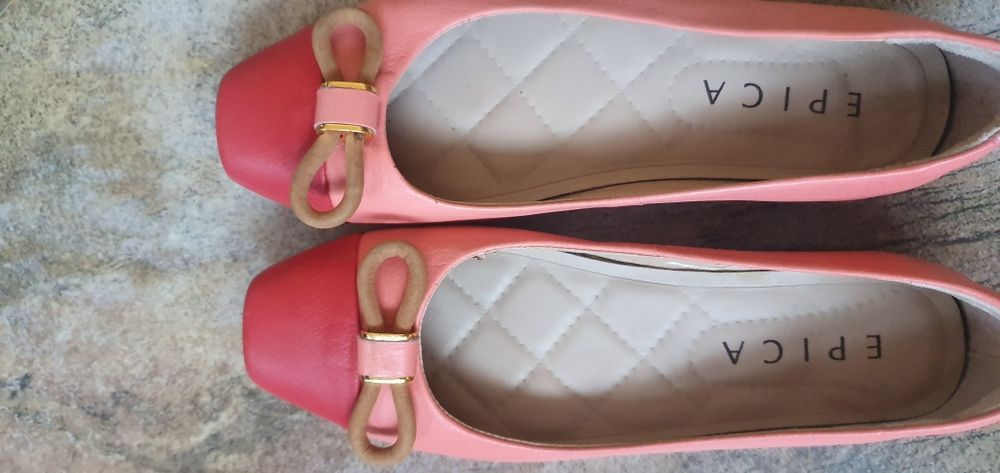 Balerini piele naturala EPICA ,ca noi!superbi!