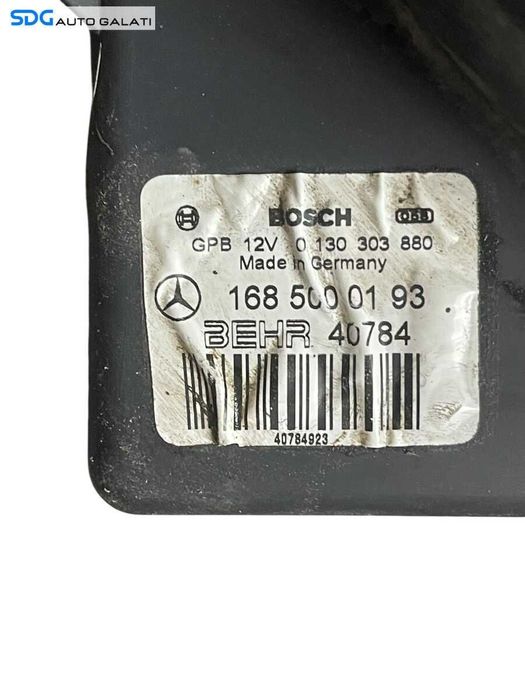 Ventilator Electroventilator Mercedes Benz A Class W168 A140 1.4 1997 - 2004 Cod 1685000193 0130303880 A1685050155 [B4366]