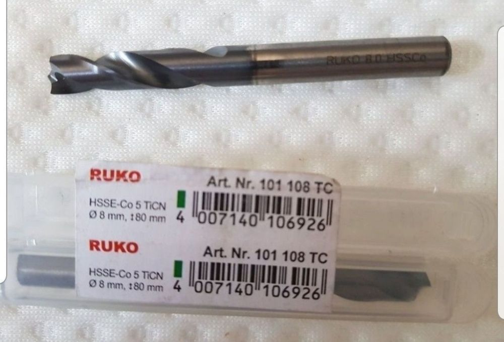 Freza/ Burghiu pt scos puncte sudura, Ruko, Forch  Berner de 6 si 8 m